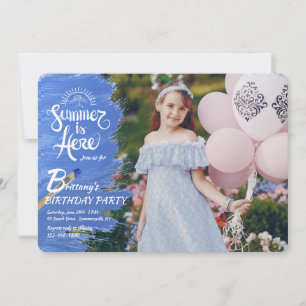 Sommer ist hier Foto Einladung