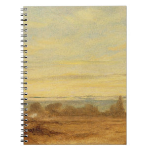 Sommer John-Polizist-  - Abends-Landschaft (Öl O Notizblock