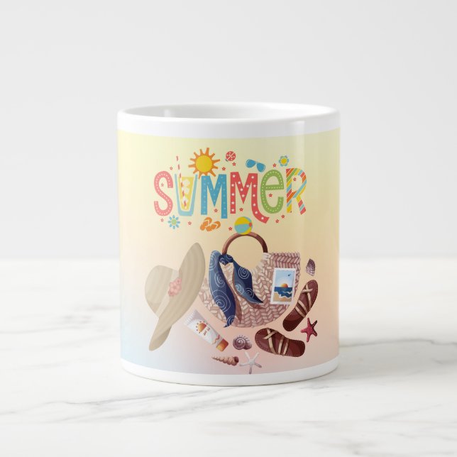 Sommer Jumbo-Tasse (Vorderseite)
