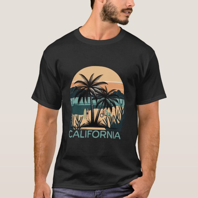 Sommer, Kalifornien T-Shirt (Vorderseite)