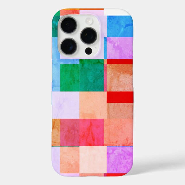 Sommer - Kariert Hübsch - iPhone Case (Rückseite)