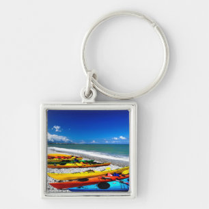 Sommer Kayaking Schlüsselanhänger