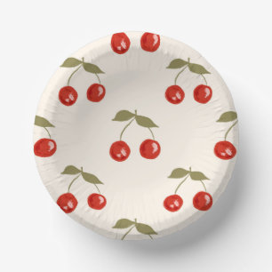 Sommer-Kirschen Pappteller