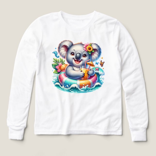 Sommer Koala Sublimations-Cliparts (Design Vorderseite)