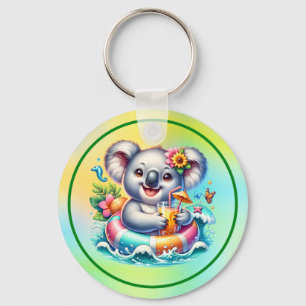 Sommer Koala Sublimations-Cliparts-97702 Schlüsselanhänger