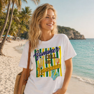 Sommer-Kühle und Limonade T-Shirt