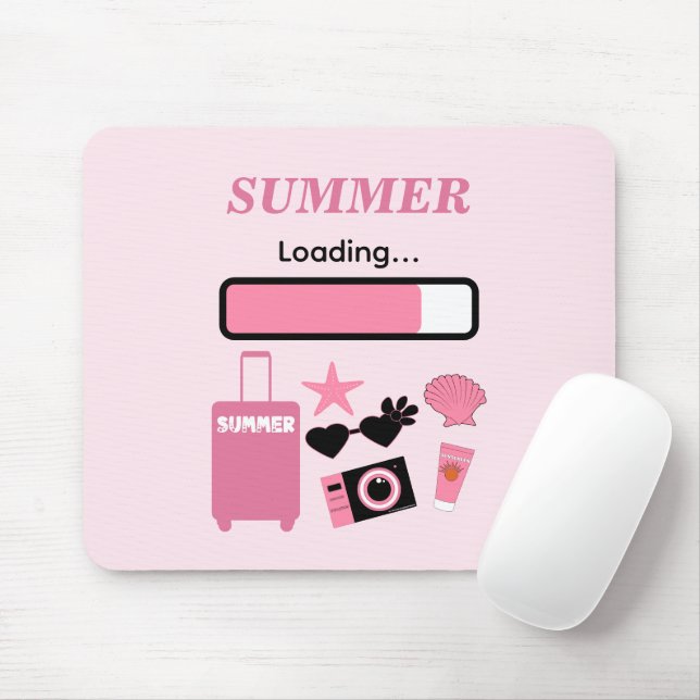 Sommer Lade Rosa Mauspad (Mit Mouse)