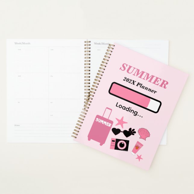 Sommer Lade Rosa Sommerplaner Planer (Anzeige)