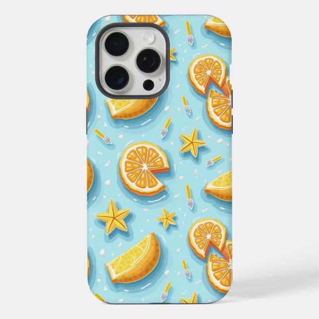 SOMMER LEMON iPhone 15 PRO FALL Hülle (Rückseite)