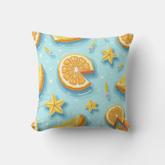 SOMMER LEMON PILLOW CUSHION KISSEN