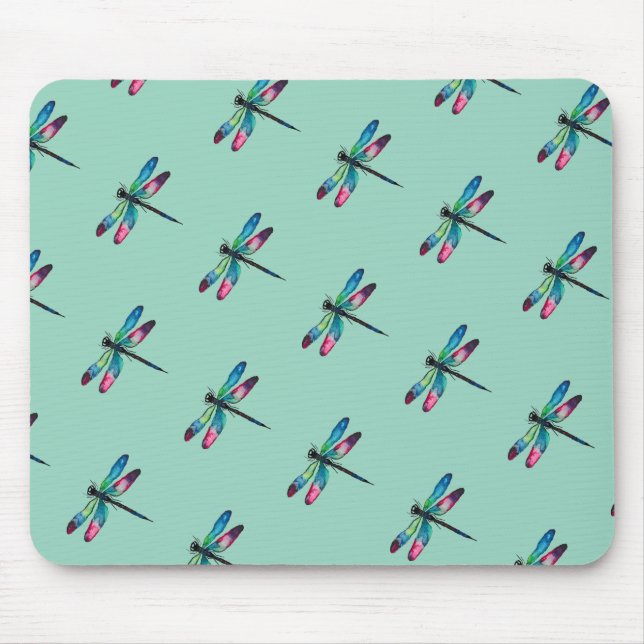 Sommer Libellen-Mauspad Mousepad (Vorne)
