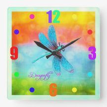 Sommer-Libellen-Regenbogen-helles dekoratives