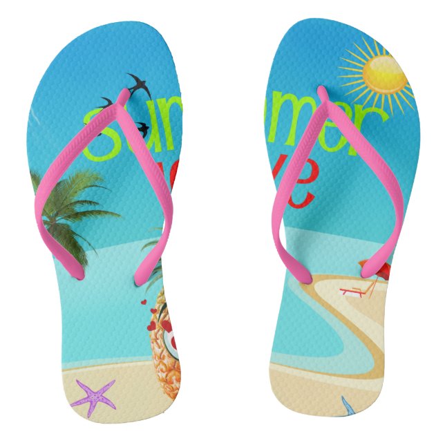 SOMMER-LIEBE FLIP FLOPS (Fußbett)