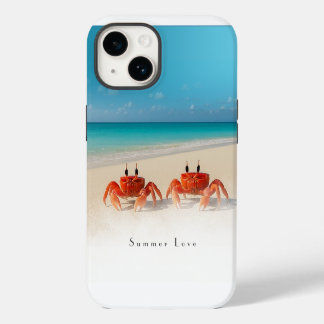 Sommer-Liebe — iPhone 14 Krabben in der Härte 2 Hülle
