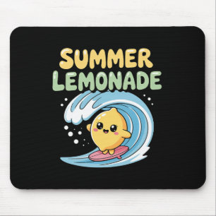 Sommer-Limonade-Vibes Surfen Zitronenwelle _1 Mousepad