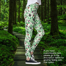 Sommer - Marienkäfer, Schmetterlinge Blätter - KEI Leggings