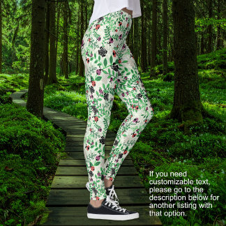Sommer - Marienkäfer, Schmetterlinge Blätter - KEI Leggings