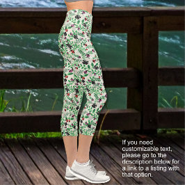 Sommer - Marienkäfer, Schmetterlinge Blätter- KEIN Capri Leggings