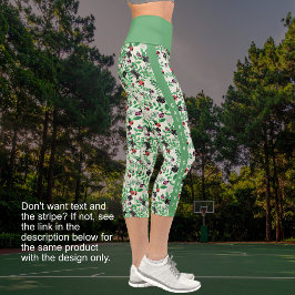Sommer - Marienkäfer, Schmetterlinge Blätter-MIT T Capri Leggings