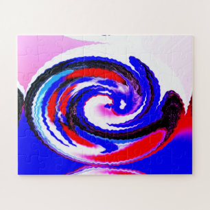Sommer-Meereswelle-Küstenkunst Puzzle