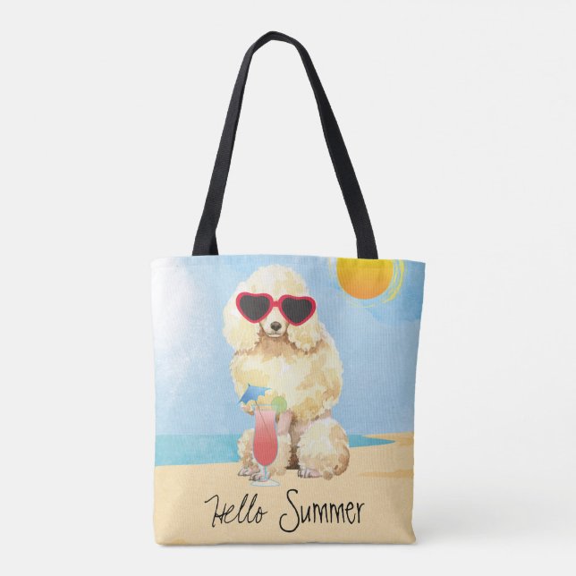 Sommer-Miniaturpudel (Rückseite)