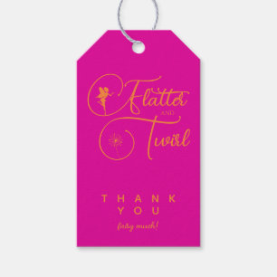 Sommer Minimalist Feen Modern Geburtstag Danke Geschenkanhänger