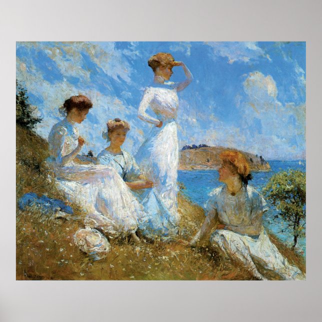 Sommer, mit Frank W. Benson Poster (Vorne)