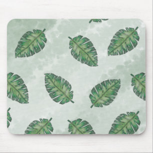 Sommer mit grünem Leaf Mousepad
