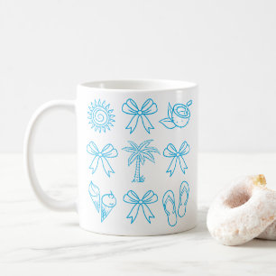 Sommer Mode Coquette Schleife Kaffeetasse