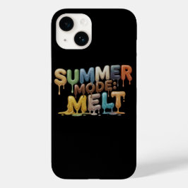 Sommer-Modus: Schmelzen – Lustiger schmelzender Te Case-Mate iPhone 14 Hülle