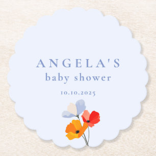 Sommer-Mohn-Baby-Party Untersetzer