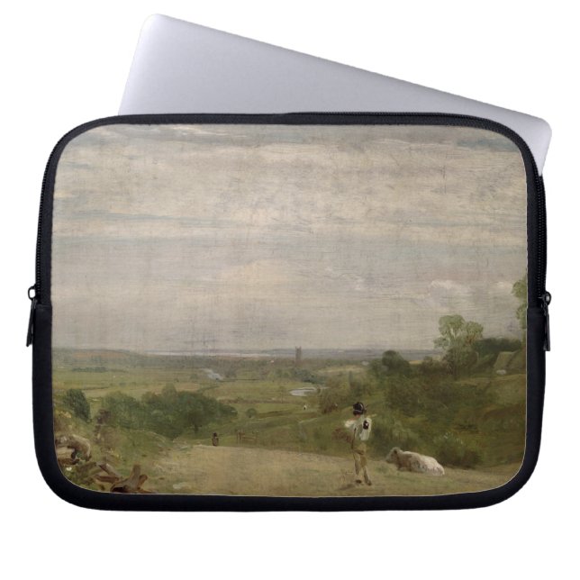 Sommer-Morgen John Constables |: Dedham von Langh Laptopschutzhülle (Vorderseite)