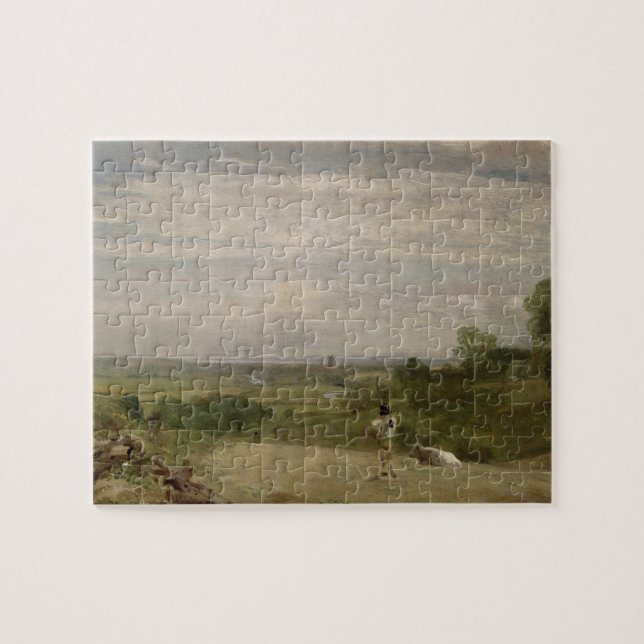 Sommer-Morgen John Constables |: Dedham von Langh Puzzle (Horizontal)