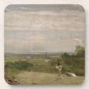 Sommer-Morgen John Constables : Dedham von Langh Untersetzer