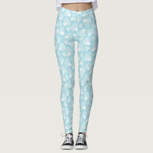 Sommer-Muschel-Muster Leggings