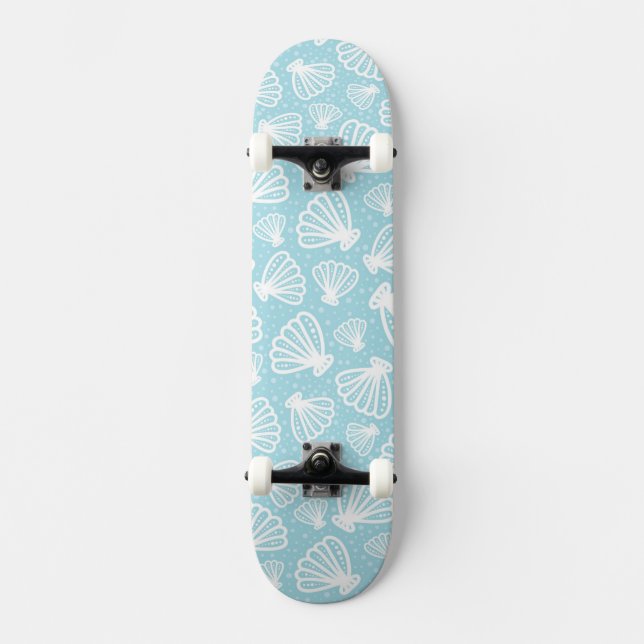 Sommer-Muschel-Muster Skateboard (Vorderseite)