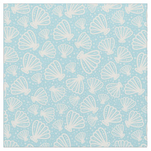 Sommer-Muschel-Muster Stoff
