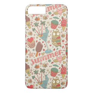 Sommer-Muster mit Eiscreme Case-Mate iPhone Hülle