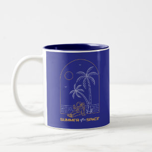 Sommer nach Raum Zweifarbige Tasse