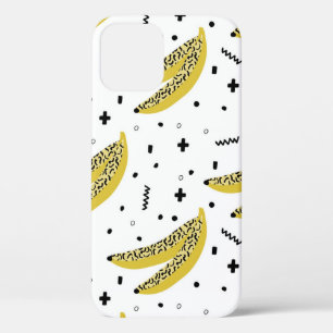 Sommer nahtloses Muster mit Bananen in Pop-Art St Case-Mate iPhone Hülle