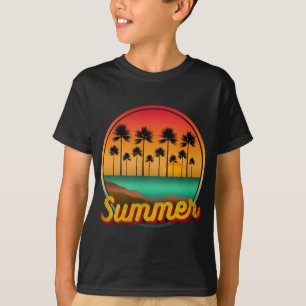 Sommer Natur Sonnenuntergang T-Shirt