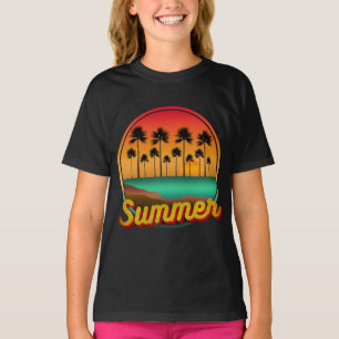 Sommer Natur Sonnenuntergang T-Shirt