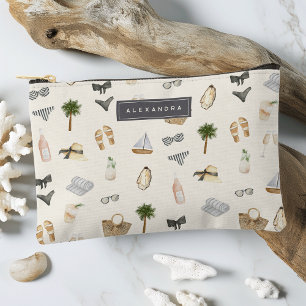 Sommer-Neutrale personalisierte Strandferien Zubehörtasche