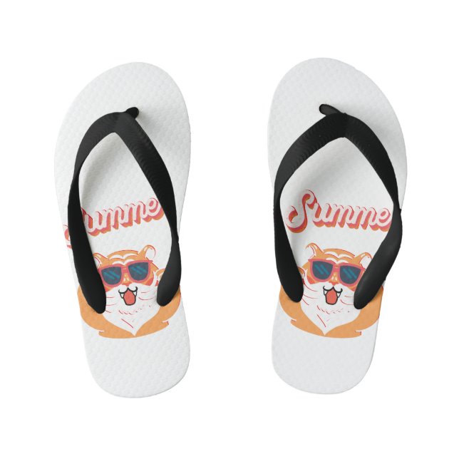 Sommer Niedlich Tiger Kids Flip Flops (Fußbett)
