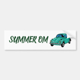 Sommer OM Blau Hippie Mandala Auto Aufkleber Autoaufkleber