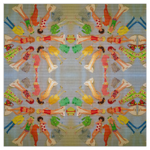 Sommer-Papierpuppen Stoff
