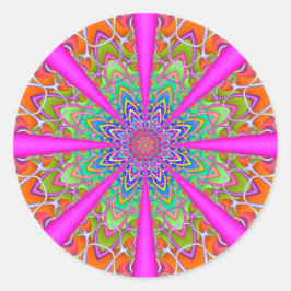 Sommer-Party Runder Aufkleber