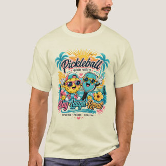 Sommer-Pickleball-Paradies – Spielen • Lachen • Wi T-Shirt
