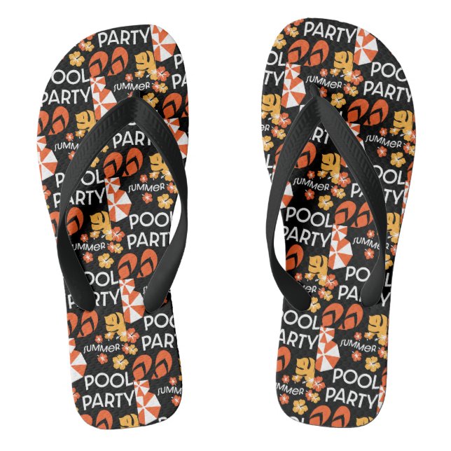 Sommer-Pool-Partys   Flip Flops (Fußbett)