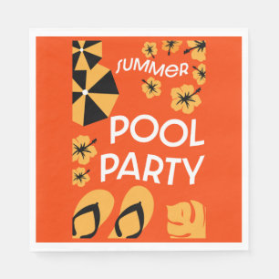 Sommer-Pool-Partys   Serviette